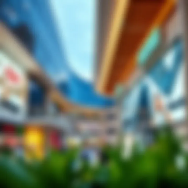 Affordable Shopping in Dubai's Contemporary Malls Modern shopping mall showcasing budget-friendly brands