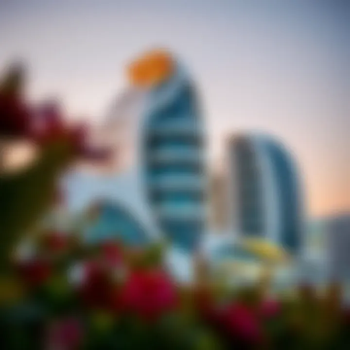 Futuristic building design symbolizing Dubai's vision for the future