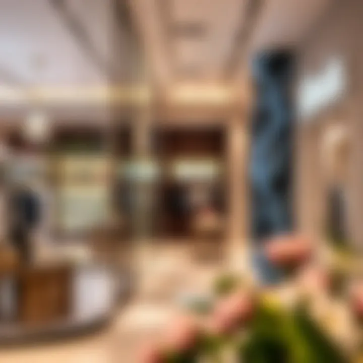 An aesthetically pleasing interior of a popular shop within Dubai Outlet