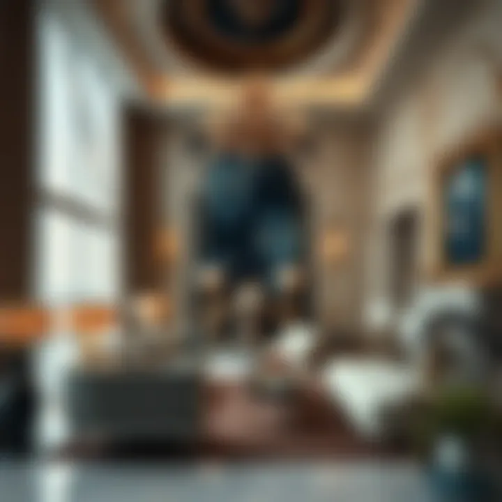 Luxurious interior of a high-end Dubai property