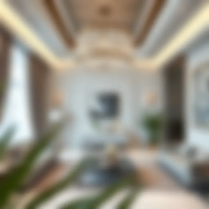 Interior design showcasing elegance and style