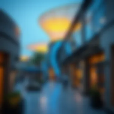 Vibrant public areas promoting social interaction and leisure