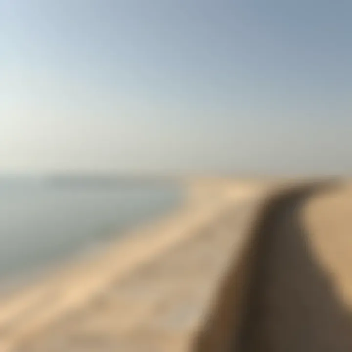 Tranquil beach view at Umm Al Quwain