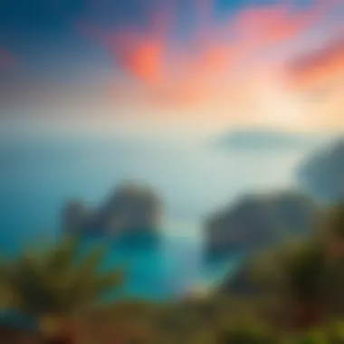 Stunning landscape of a free visa destination