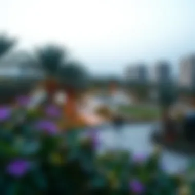 Scenic view of Hayat Boulevard park