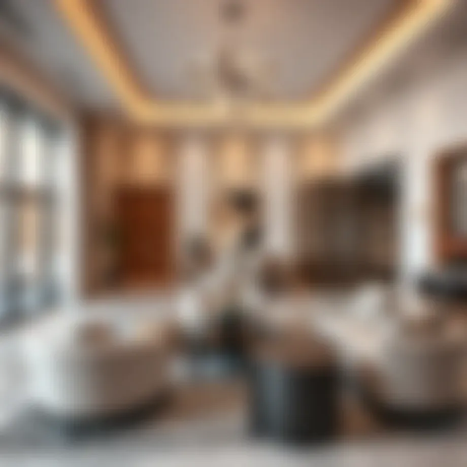 Elegant interior design showcasing modern aesthetics