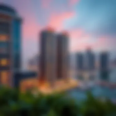 Panoramic View of Jannah Place Stunning view of Jannah Place Dubai Marina