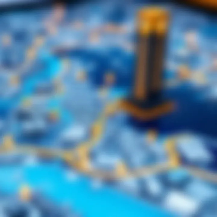 Interactive map of Dubai highlighting key property areas