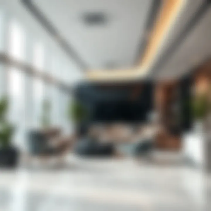 Modern office of a top real estate firm in Dubai