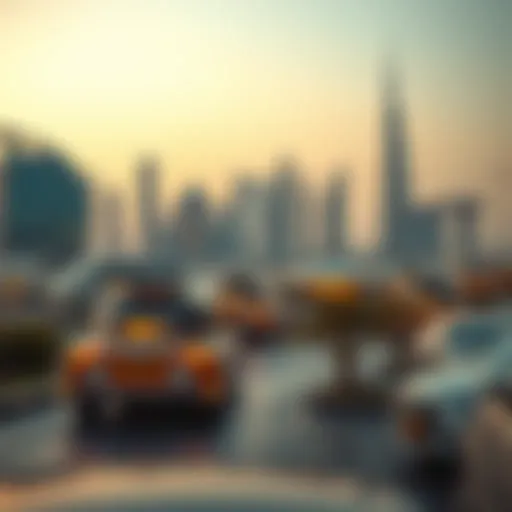 Dubai skyline showcasing luxury properties