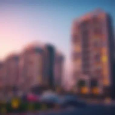 Modern apartment buildings in Mankhool reflecting real estate trends