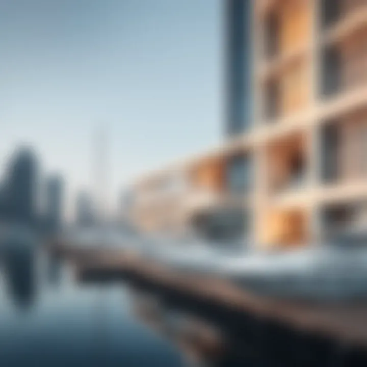 Modern waterfront real estate in Marina Dubai