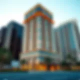 Stunning exterior view of Merano Tower showcasing its architectural excellence.