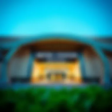Modern Metro Station Design Metro station entrance with modern architecture and design