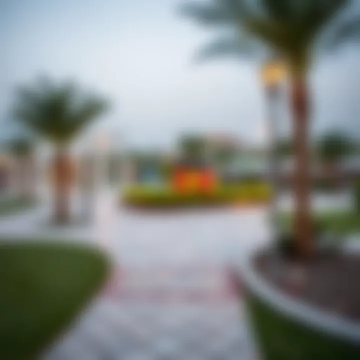Vibrant community park in Nad El Sheba