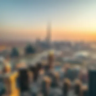 Stunning Skyline from Noora Tower Panoramic city skyline view from Noora Tower's upper floors