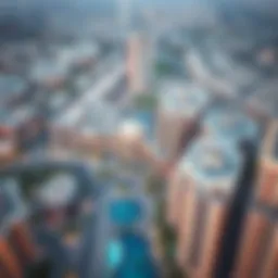 Aerial view of النوف 3 showcasing its modern architecture and layout