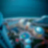 Architectural Elegance of Oceana Hilton Jumeirah Aerial view of Oceana Hilton Jumeirah showcasing its architectural elegance