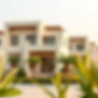 Architectural Design of Villas Architectural design render of luxury villas at Palm Jebel Ali