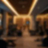 A modern private gym interior showcasing high-end fitness equipment