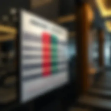 A comparison chart displaying various private gym pricing structures