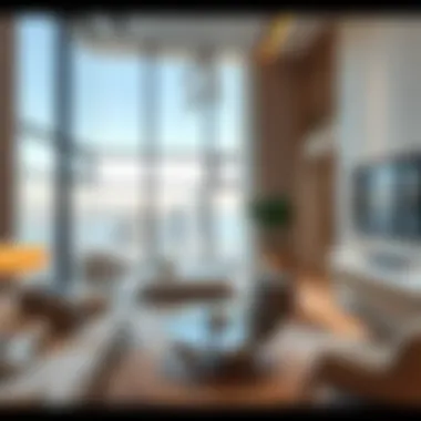 Elegant Interiors of Dubai's Premier Properties Luxurious apartment interiors showcasing modern design