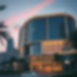 Architectural features of Reem Plaza