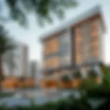 Modern Architecture of Etihad Plaza Apartments Exterior view of Etihad Plaza Apartments showcasing modern architecture