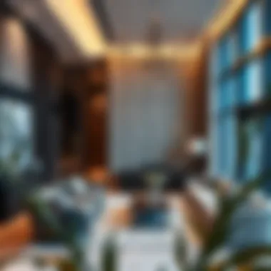 Luxurious Apartment Design A luxurious apartment showcasing modern design elements