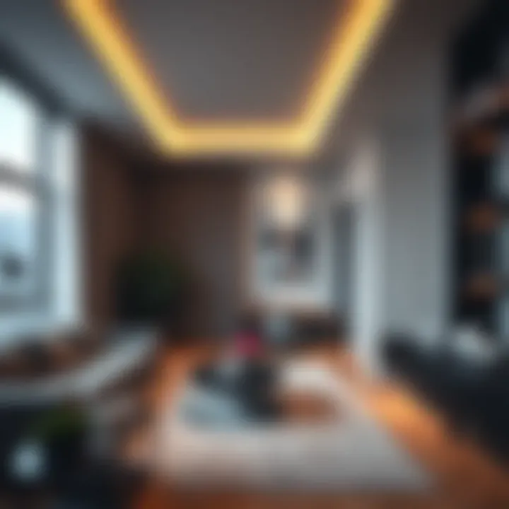 Cozy apartment interior reflecting contemporary design