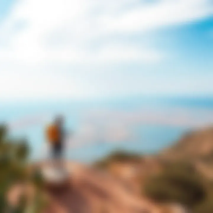 Adventurous outdoor activities in scenic landscapes