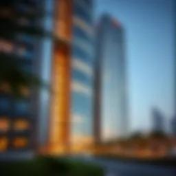 Stunning view of Rise Tower exterior