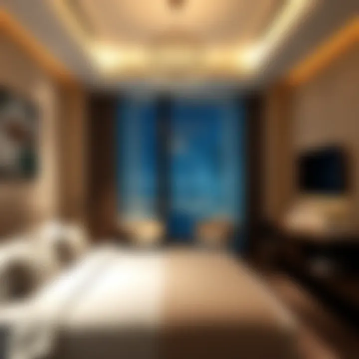 Modern amenities in a rental room in Dubai