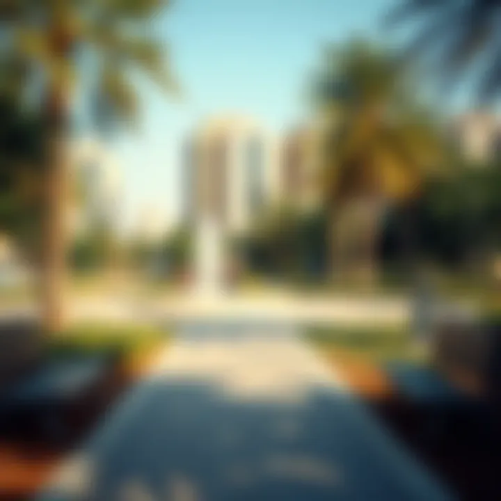 Community Park in Karama Welcoming community park in Karama for residents