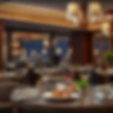 Vibrant Dining Experience at Rotana Jaddaf Vibrant dining experience highlighting gourmet cuisine and ambiance