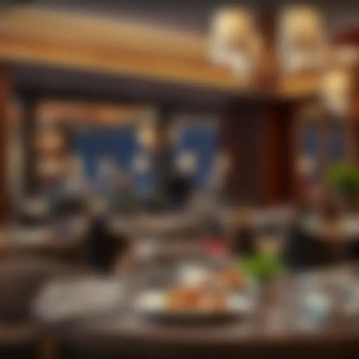 Vibrant Dining Experience at Rotana Jaddaf Vibrant dining experience highlighting gourmet cuisine and ambiance