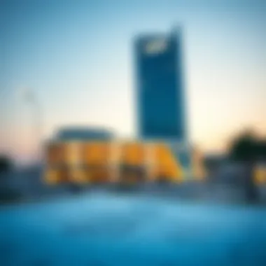 Architectural design blueprint of Safa Building