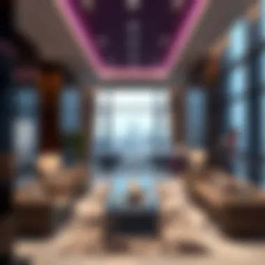 Luxury Interior Features of Saif Tower Interior shot showcasing the luxury amenities and modern design of Saif Tower