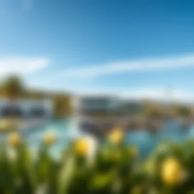 A stunning view of Selina Bay showcasing its architectural elegance