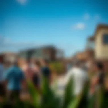 A vibrant community scene at Selina Bay reflecting cultural richness