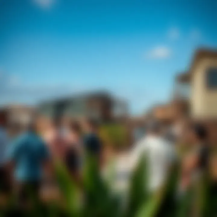 A vibrant community scene at Selina Bay reflecting cultural richness