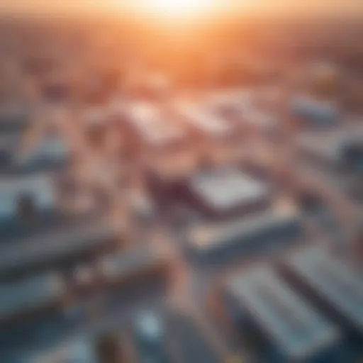 Aerial view of Sharjah Industrial Area 6