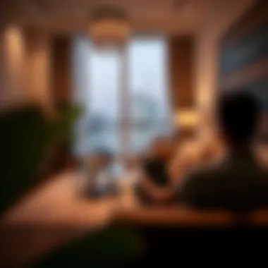 A traveler enjoying a comfortable stay in a short-term rental