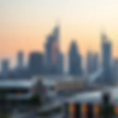 Stunning skyline of South Dubai showcasing modern architecture