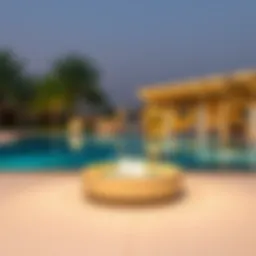 Luxurious pool area at Janna Resort