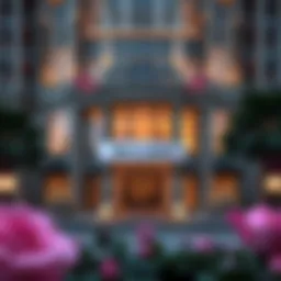 Luxurious exterior view of Baccarat Residences showcasing architectural elegance