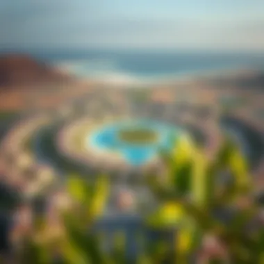 Aerial view of Jumeirah showcasing community planning