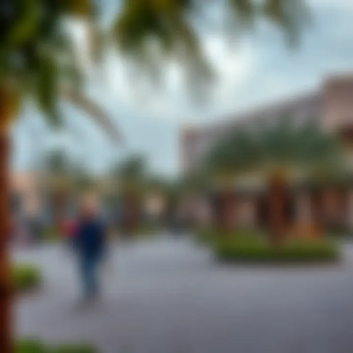 Vibrant Community Park in Al Mamzar Vibrant community park in Al Mamzar illustrating the neighborhood's social dynamics.