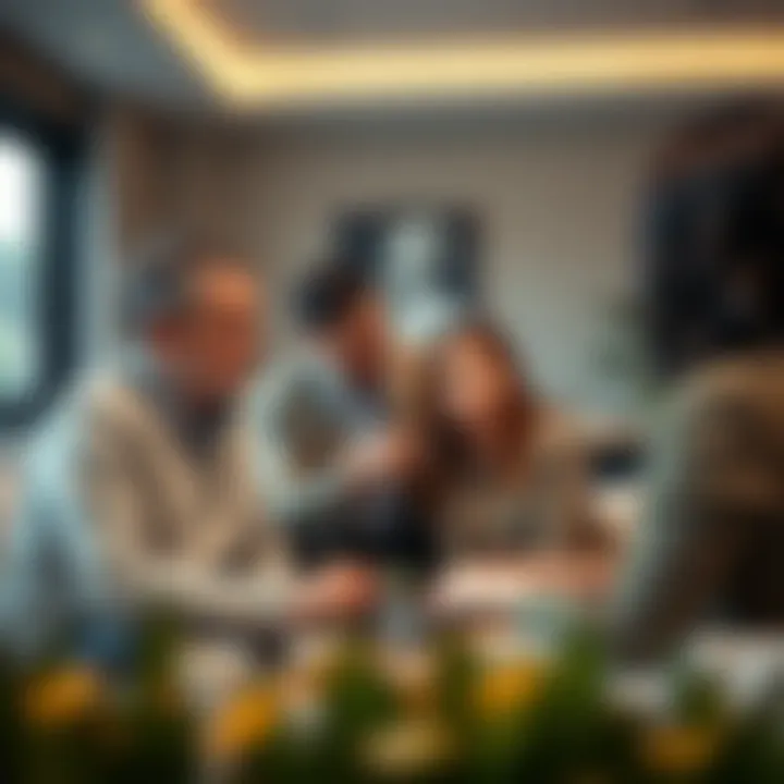 Family Consultation on Property Investment A family discussing property options