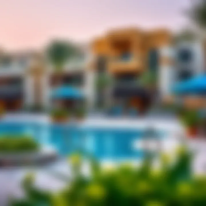 Community amenities and recreational spaces in Jebel Ali